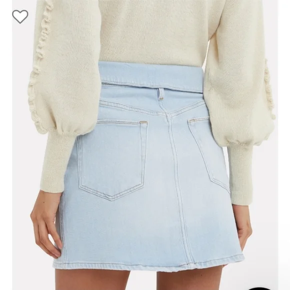Frame Denim Le High Foldover Mini Skirt size 30, NWT - Picture 8 of 13